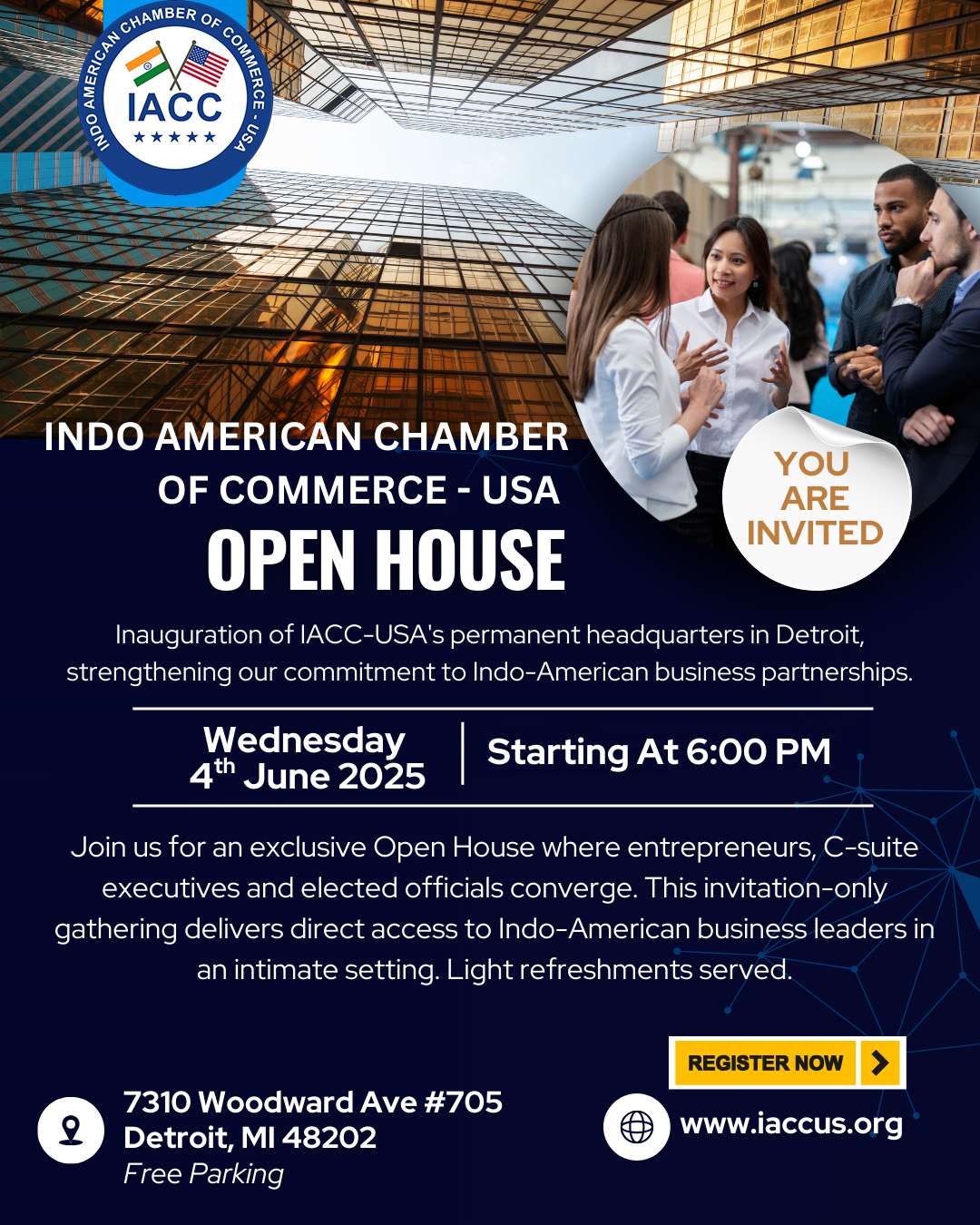 Business Networking Mixer - Inauguration of IACC-USA Office